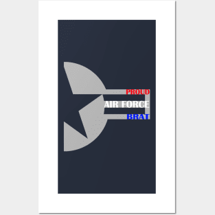 Proud Air Force Brat Roundel Star Posters and Art